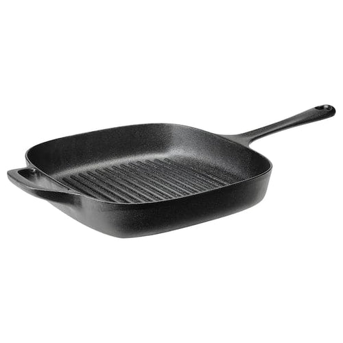 VARDAGEN - Grill pan, cast iron, 28x28 cm