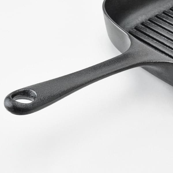 Ikea VARDAGEN - Grill pan, cast iron, 28x28 cm