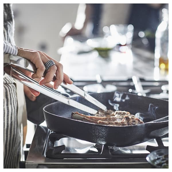 Ikea VARDAGEN - Grill pan, cast iron, 28x28 cm