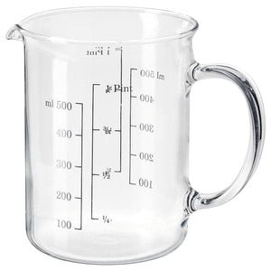 Ikea VARDAGEN Graduated pitcher - glass 0.5 l , 0.5 l