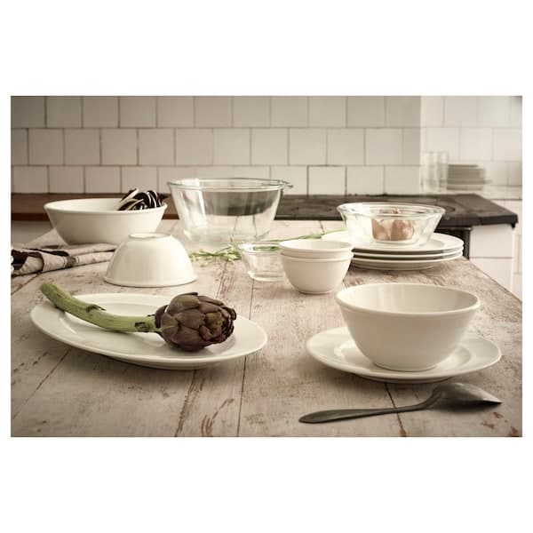 Ikea VARDAGEN - Serving bowl, clear glass, 20 cm
