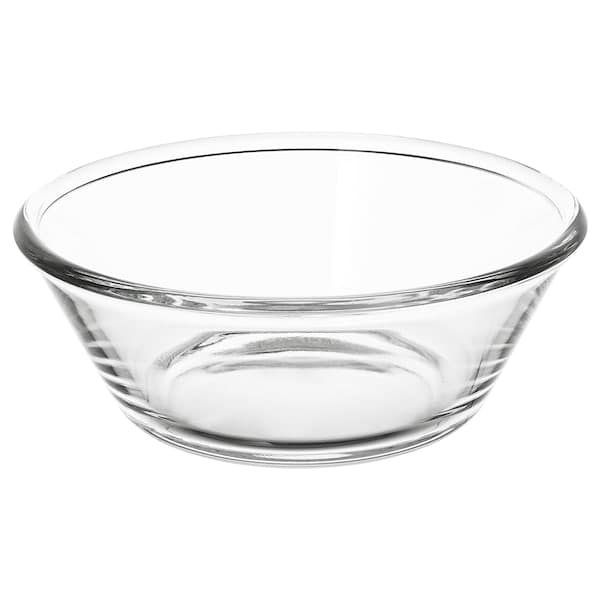 VARDAGEN - Serving bowl, clear glass, 20 cm