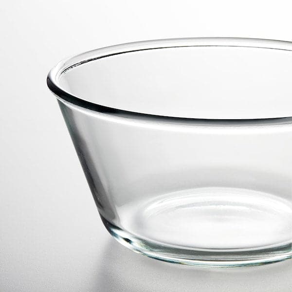 Ikea VARDAGEN - Serving bowl, clear glass, 20 cm