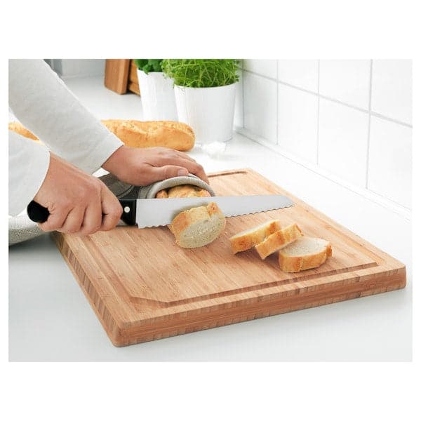 Ikea VARDAGEN - Bread knife, dark grey, 23 cm