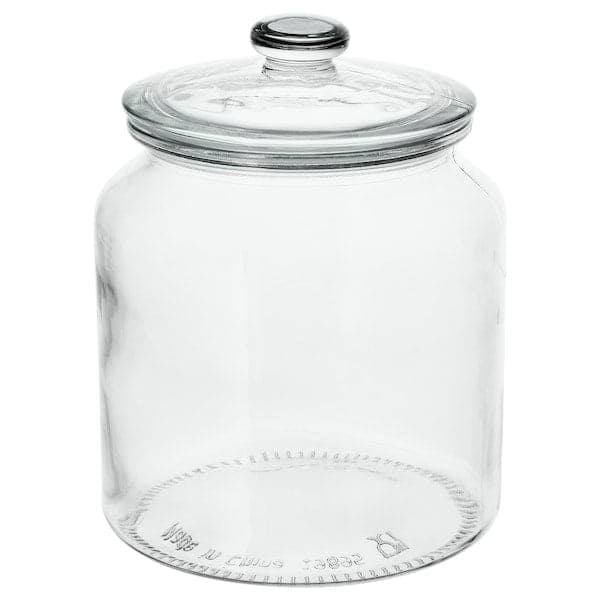 VARDAGEN - Jar with lid, clear glass