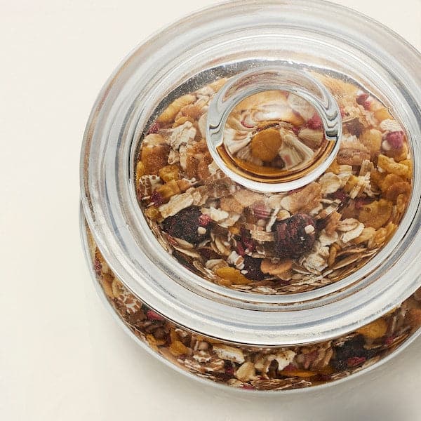VARDAGEN - Jar with lid, clear glass, 1.8 l - best price from Maltashopper.com 60291930