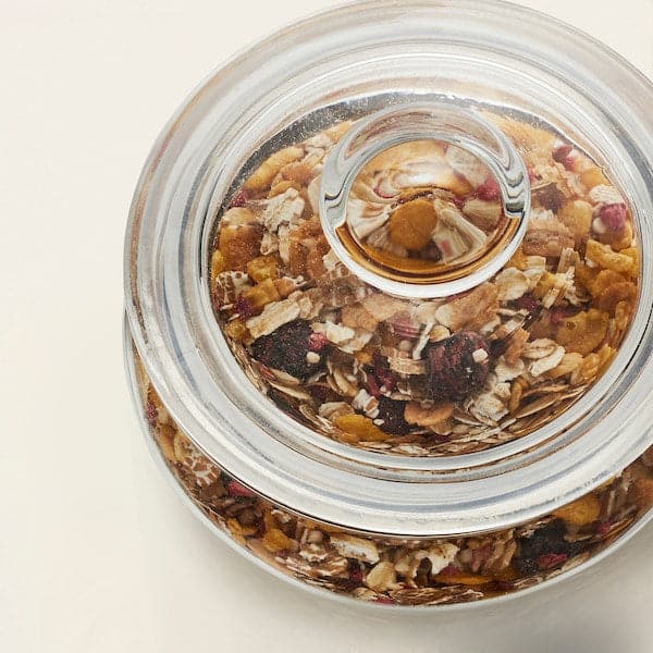 VARDAGEN - Jar with lid, clear glass