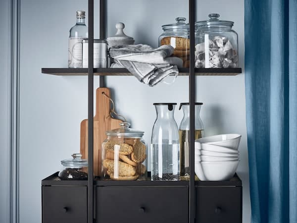 VARDAGEN - Jar with lid, clear glass, 1.9 l - best price from Maltashopper.com 00291928