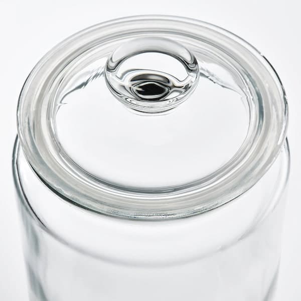 VARDAGEN - Jar with lid, clear glass, 1.8 l - best price from Maltashopper.com 60291930