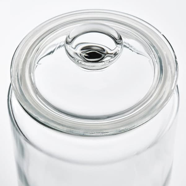 VARDAGEN - Jar with lid, clear glass