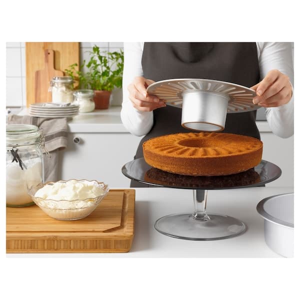 Ikea VARDAGEN - Loose-base cake tin, silver-colour