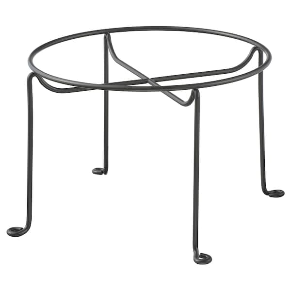 Ikea VARDAGEN - Stand for jar with tap, dark grey