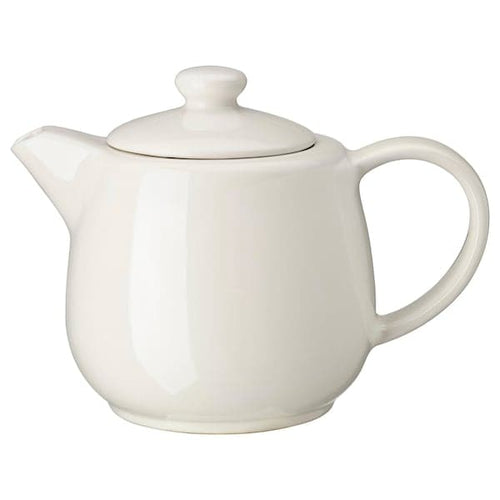 VARDAGEN - Teapot, off-white, 1.2 l