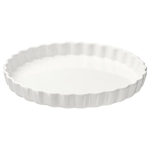 VARDAGEN - Pie dish, off-white, 32 cm
