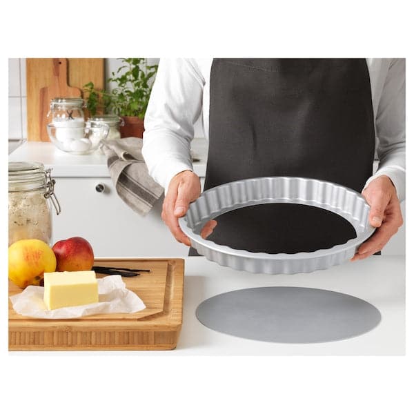 Ikea VARDAGEN Tortiera - silver color 31 cm/1.8 l , 31 cm/1.8 l