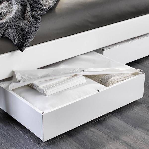 Ikea VARDÖ - Bed storage box, white, 65x70 cm