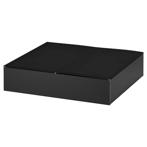 VARDÖ - Bed storage box, black, 65x70 cm