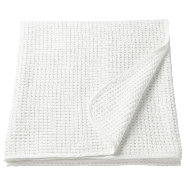 Ikea VÅRELD - Bedspread, white, 150x250 cm