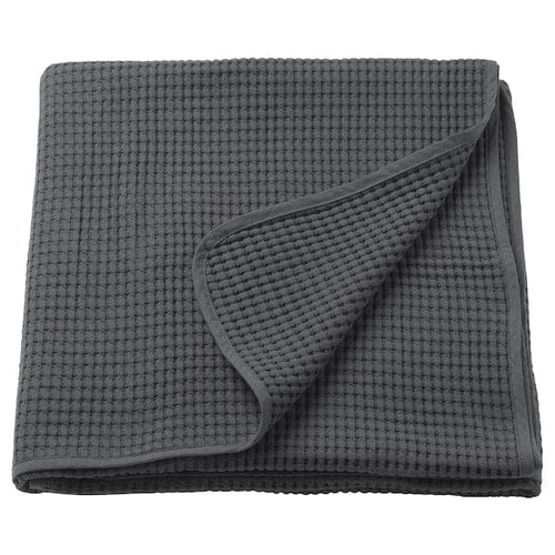 VÅRELD - Bedspread, dark grey, 230x250 cm