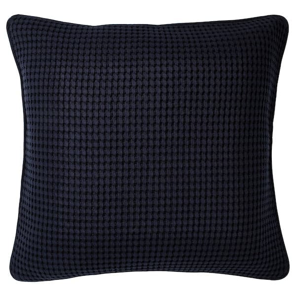 VÅRELD - Cushion cover, black-blue, 50x50 cm - best price from Maltashopper.com 30500421