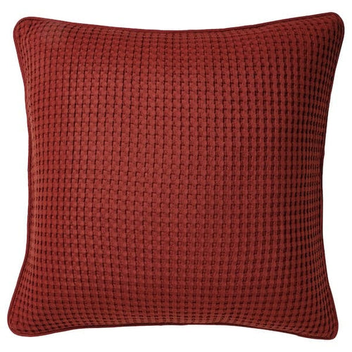 VÅRELD - Cushion cover, brown-red, 50x50 cm