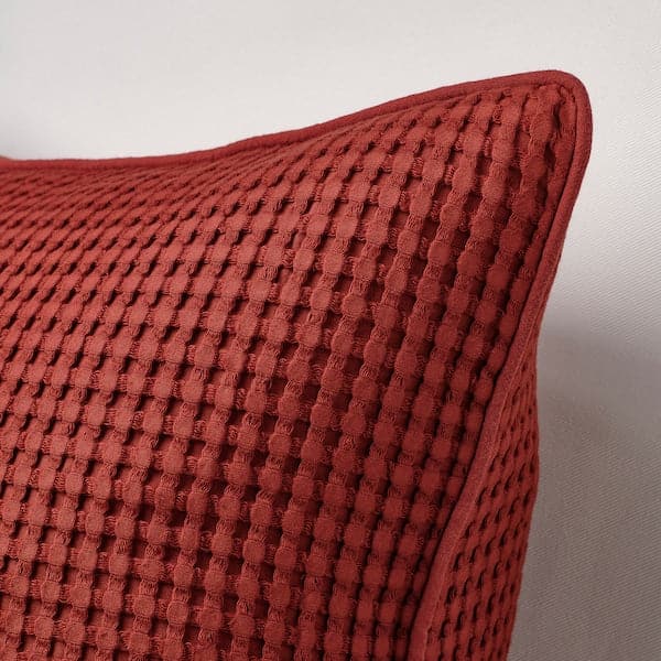 VÅRELD - Cushion cover, brown-red, 50x50 cm - best price from Maltashopper.com 20500450