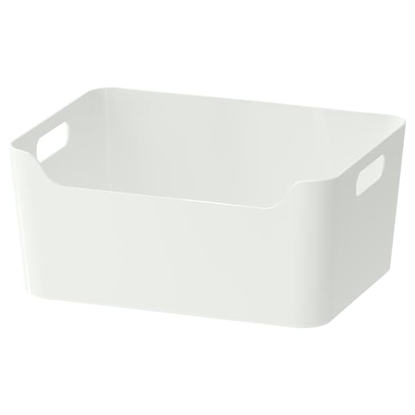 VARIERA - Box, white, 34x24 cm - best price from Maltashopper.com 70177255