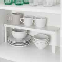 VARIERA - Shelf insert, white, 46x14x16 cm - best price from Maltashopper.com 40542958