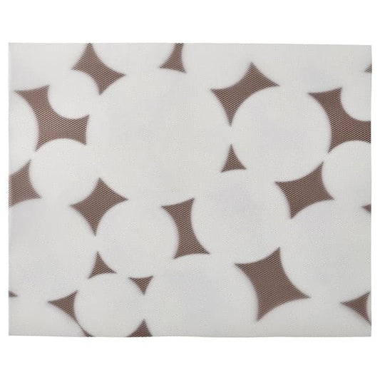 Ikea VÅRKLYNNE - Place mat, patterned black/white, 36x29 cm