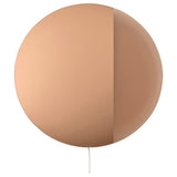 VARMBLIXT LED wall/mirror lamp, dimmable/bronze-colour round, 55 cm