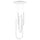 VARMBLIXT LED pendant lamp, white frosted glass, 46 cm