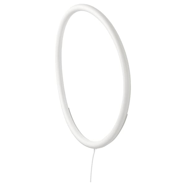 Ikea VARMBLIXT - LED wall lamp, white metal/ceramic ,