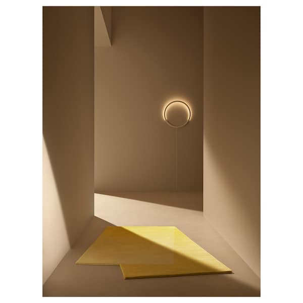 Ikea VARMBLIXT - LED wall lamp, white metal/ceramic ,