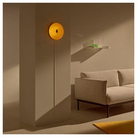 VARMBLIXT - LED table/wall lamp, orange glass/round , - best price from Maltashopper.com 80499199