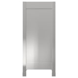 VÅRSTA cover panel with legs, stainless steel, 39x88 cm