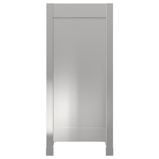 Ikea VÅRSTA - Cover panel with legs, stainless steel, 39x88 cm