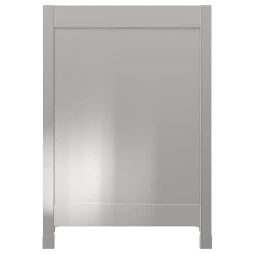 VÅRSTA - Cover panel with legs, stainless steel, 62x88 cm