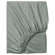 VÅRVIAL - Sheet with corners, grey-green, 180x200 cm - best price from Maltashopper.com 50549577