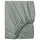 VÅRVIAL - Sheet with corners, grey-green, 140x200 cm ,