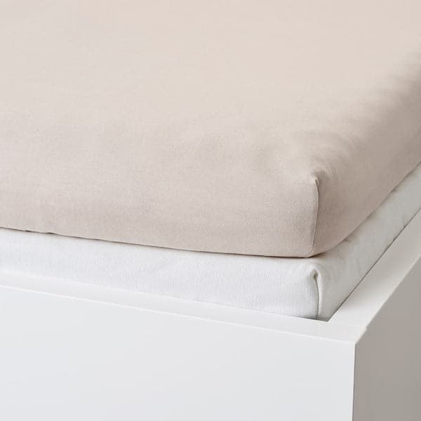 Ikea VÅRVIAL Sheet with corners p sofa bed - beige 80x200 cm