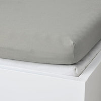 VÅRVIAL Sheet with corners p sofa bed - light grey 80x200 cm - best price from Maltashopper.com 90483174