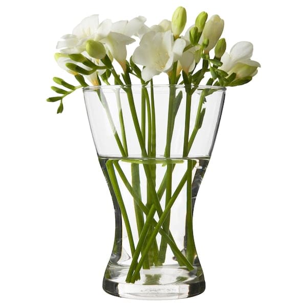 VASEN - Vase, clear glass, 20 cm - best price from Maltashopper.com 00017133