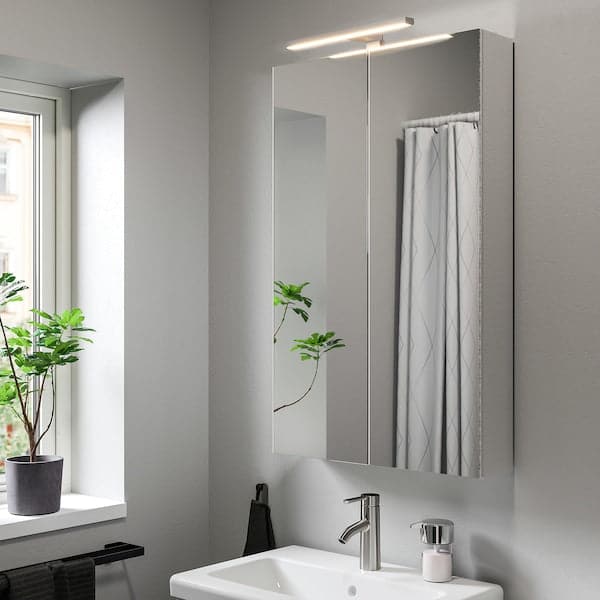 Ikea VÅTHULT LED light for cabinet/mirror - aluminium colour 350 mm , 350 mm