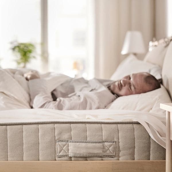 Ikea VATNESTRÖM Pocket spring mattress - extra rigid/natural 90x200 cm , 90x200 cm