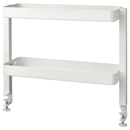 VATTENKAR - Desktop shelf, white, 49x15 cm
