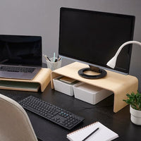 VATTENKAR - Laptop/monitor stand, birch, 52x26 cm - best price from Maltashopper.com 80541565