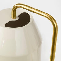 VATTENKRASSE - Watering can, ivory/gold-colour, 0.9 l - best price from Maltashopper.com 40394118