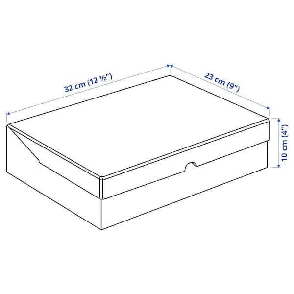 Ikea VATTENTRÅG - Box with lid, 32x23x10 cm