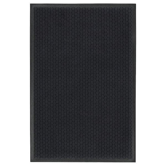 Ikea VATTENVERK - Door mat, indoor, dark grey, 60x90 cm