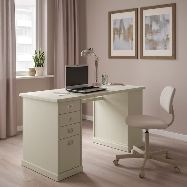 Ikea VEBJÖRN - Desk, beige, 140x60 cm